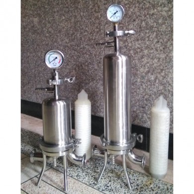 Bình lọc vệ sinh inox 1 lõi lọc nước dược phẩm cấu tạo và hoạt động như thế nào ?